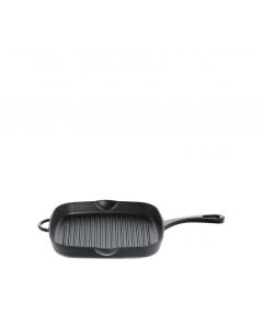 Grillpfanne hoch, quadratisch schwarz