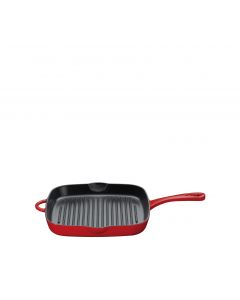 Grillpfanne hoch, quadratisch rot