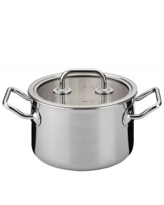 Kochtopf mit Glasdeckel BRIGADE BASIC 16 cm