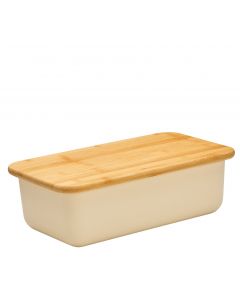Brotkasten LOFT eckig creme 40 x 23 cm