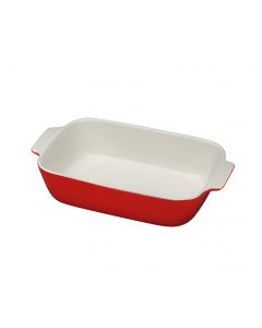 Auflaufform rechteckig 30 cm, rot