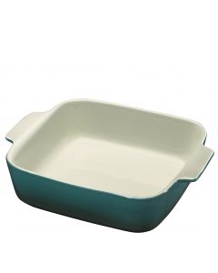Auflaufform quadratisch 28 cm, racing green