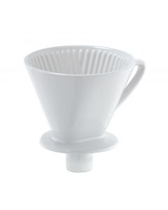 Kaffeefilter mit Stutzen Gr. 4 weiß