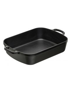 Le Creuset Gusseisen Bratreine schwarz 37x29cm