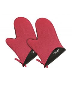 Handschuh kurz rot/schwarz 1 Paar