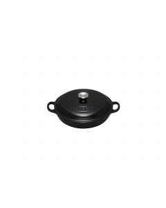 Le Creuset Gusseisen Gourmet-Profitopf schwarz 30cm