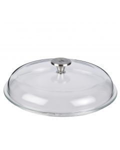 Glasdeckel hoch, 28 cm