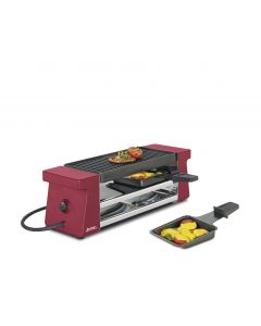 Raclette2 COMPACT, Alugrillplatte rot
