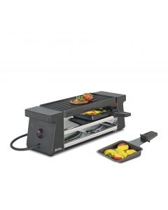 Raclette2 COMPACT, Alugrillplatte schwarz