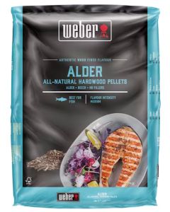 100 % natürliche Hartholzpellets aus Erlenholz