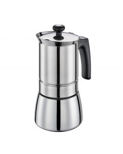 Espressokocher TOSCA 6T, Edelstahl poliert