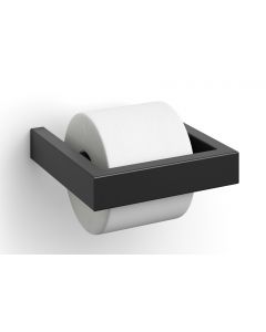 "LINEA" Toilettenpapierhalter, schwarz