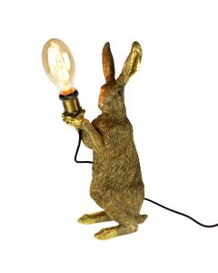 Tischleuchte Meister Lampe, gold