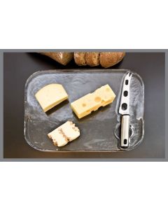Käseplatte mit Messer
