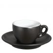 Espressotasse ROMA schwarz matt