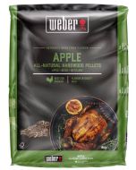 100 % natürliche Hartholzpellets aus Apfelholz