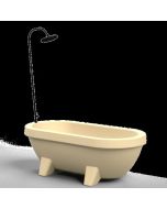 Dusche für Gardentub - schwarz