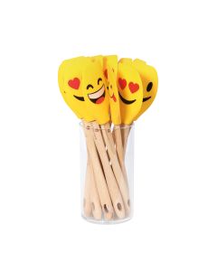 Teigschaber SMILEY sortiert, Buche 30,5 cm