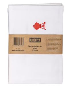 Weber Geschirrtuch Kettle weiss