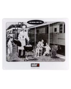 Weber Retro-Schild "Family" mit Hochprägung