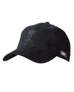 Weber Cap mit schwarzem Kettle Logo und Seitenlogo