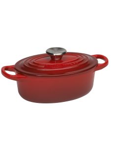 Le Creuset Gusseisen Bräter oval kirschrot 35cm