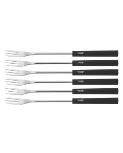 Käsefondue-Gabeln BASIC schwarz 6 Stk.