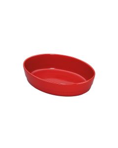 Auflaufform CHALET oval 26 cm rot