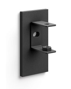 "LINEA" Wandhalterung, Klebemontage, Set/2, schwarz