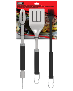 Weber Precision Grillbesteck-Set, 3-teilig