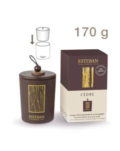 Esteban Cèdre nachfüllbare dekorative Duftkerze