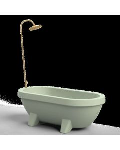 Dusche für Gardentub - gold